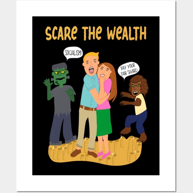 Scare the Wealth Wall Art by Alissa Carin